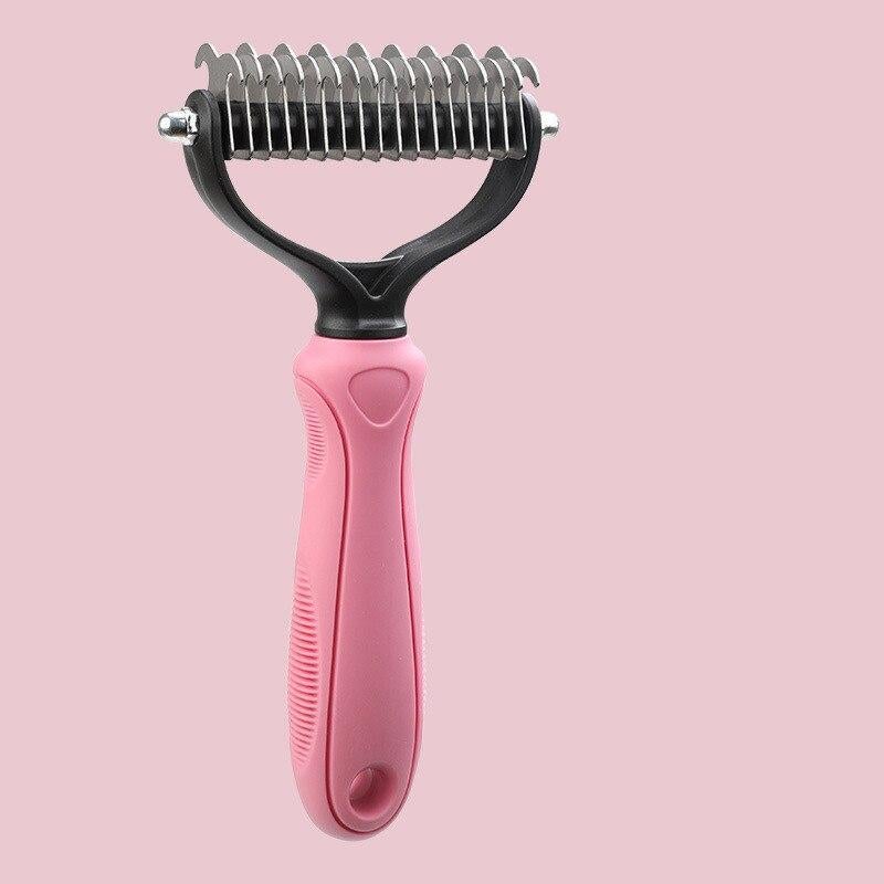 Pet Fur Knot Remover Comb – Dog & Cat Dematting Grooming Tool