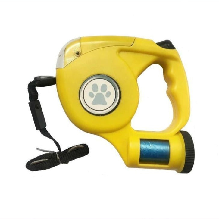 LED Retractable Dog Leash – Light-Up Night Walking Lead