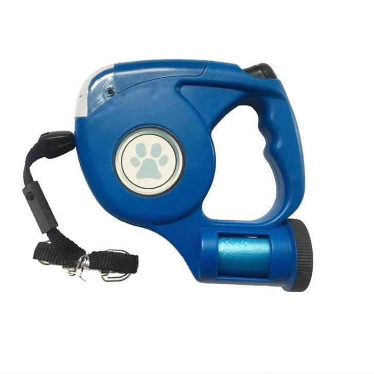 LED Retractable Dog Leash – Light-Up Night Walking Lead