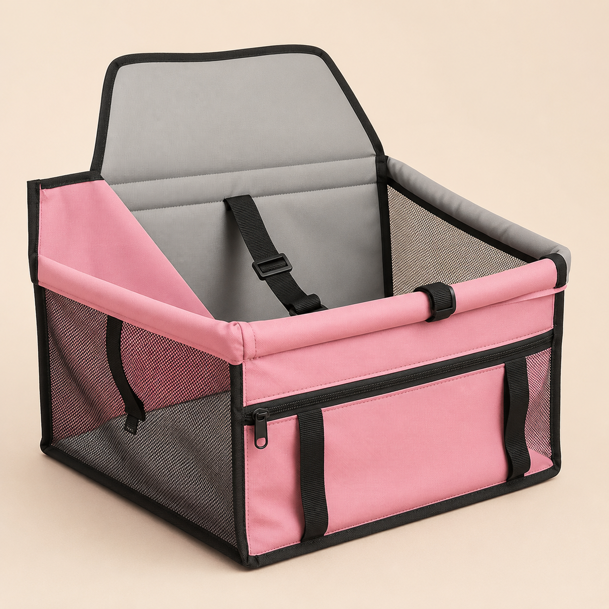 Foldable Pet Car Hammock Seat – Waterproof Dog Car Seat Cover
