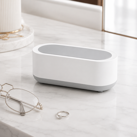 Ultrasonic Jewelry & Eyeglass Cleaner – Portable Lens Cleaning Machine