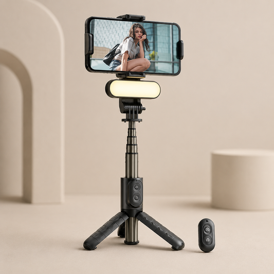 Portable Handheld Gimbal Stabilizer – 3-in-1 Phone Tripod & Selfie Stick