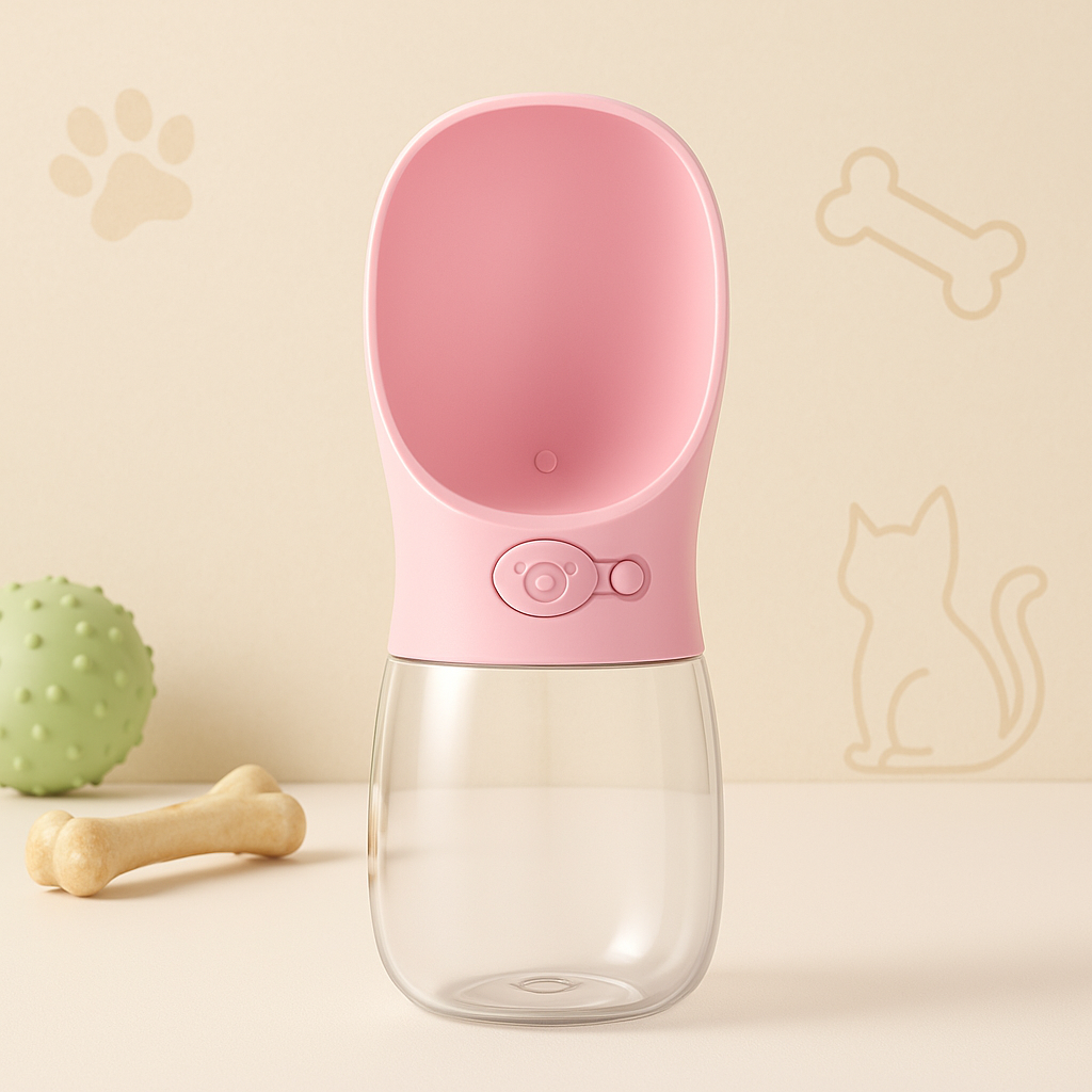 AquaPaws™ Portable Dog Water Bottle – Travel Pet Water Dispenser