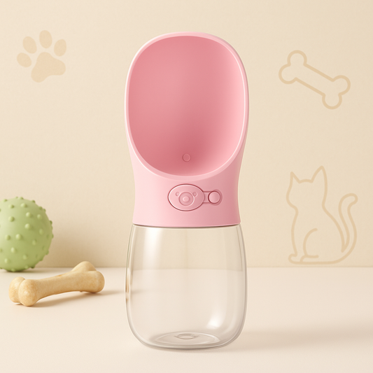 AquaPaws™ Portable Dog Water Bottle – Travel Pet Water Dispenser