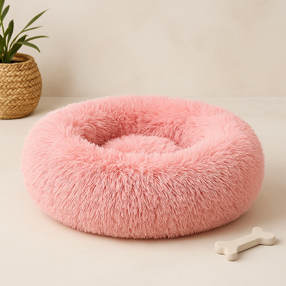 Calming Donut Dog Bed – Anti-Anxiety Cat & Dog Bed