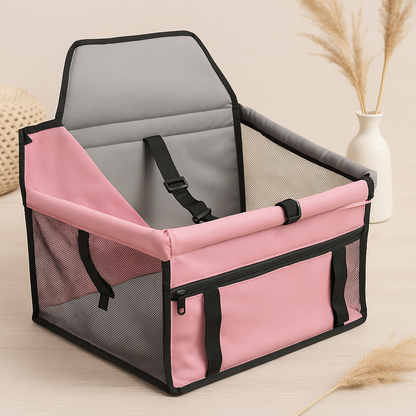 Foldable Pet Car Hammock Seat – Waterproof Dog Car Seat Cover