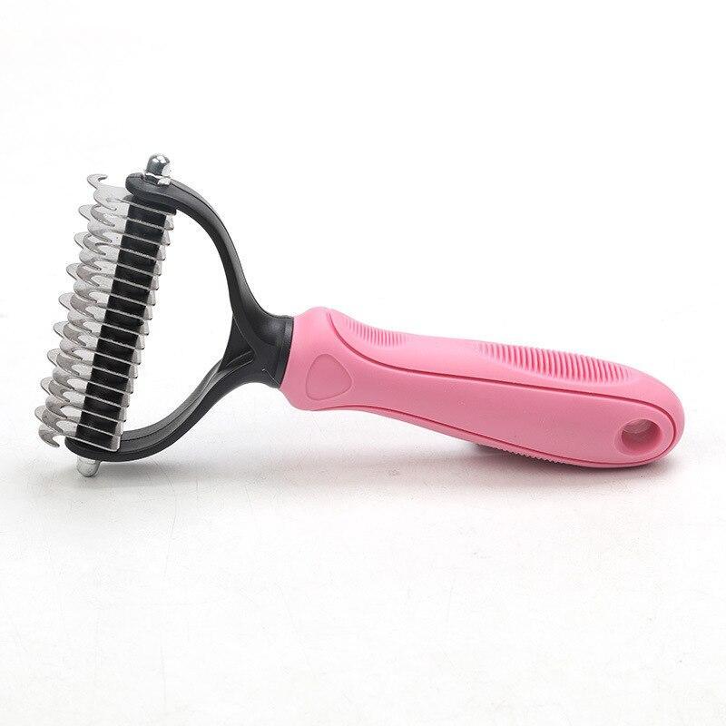 Pet Fur Knot Remover Comb – Dog & Cat Dematting Grooming Tool