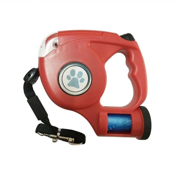 LED Retractable Dog Leash – Light-Up Night Walking Lead