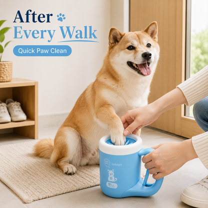 Portable Dog Paw Cleaner Cup – Muddy Paw Washer