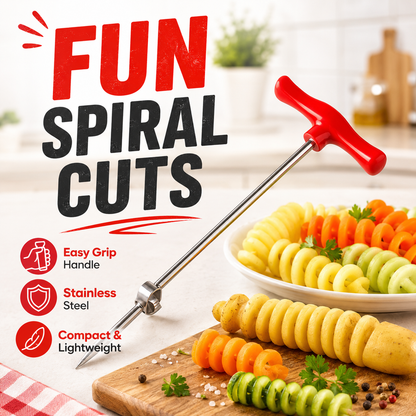 Spiral Potato Cutter – Vegetable Spiralizer Slicing Tool