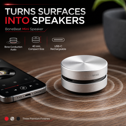 BoneBeat Wireless Bluetooth Speaker – Bone Conduction Portable Audio
