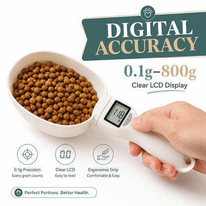Smart Pet Food Scale Scoop – Digital Dog & Cat Feeding Cup