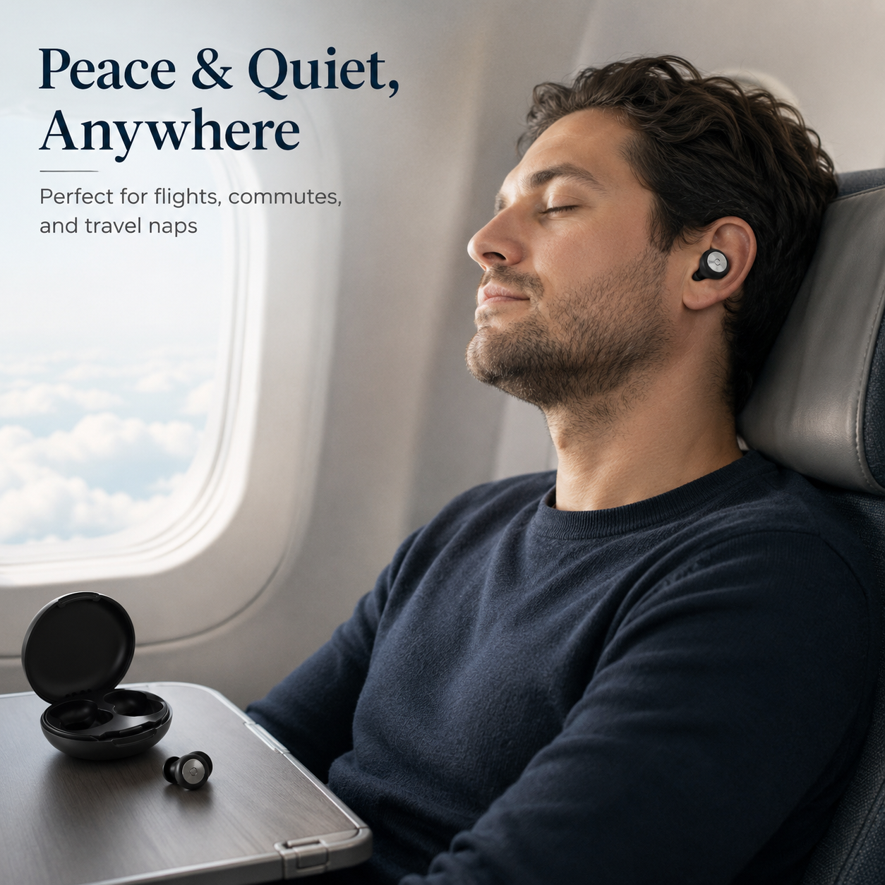 Noise Cancelling Sleep Earplugs – Comfortable Ear Plugs for Light Sleepers & Travel