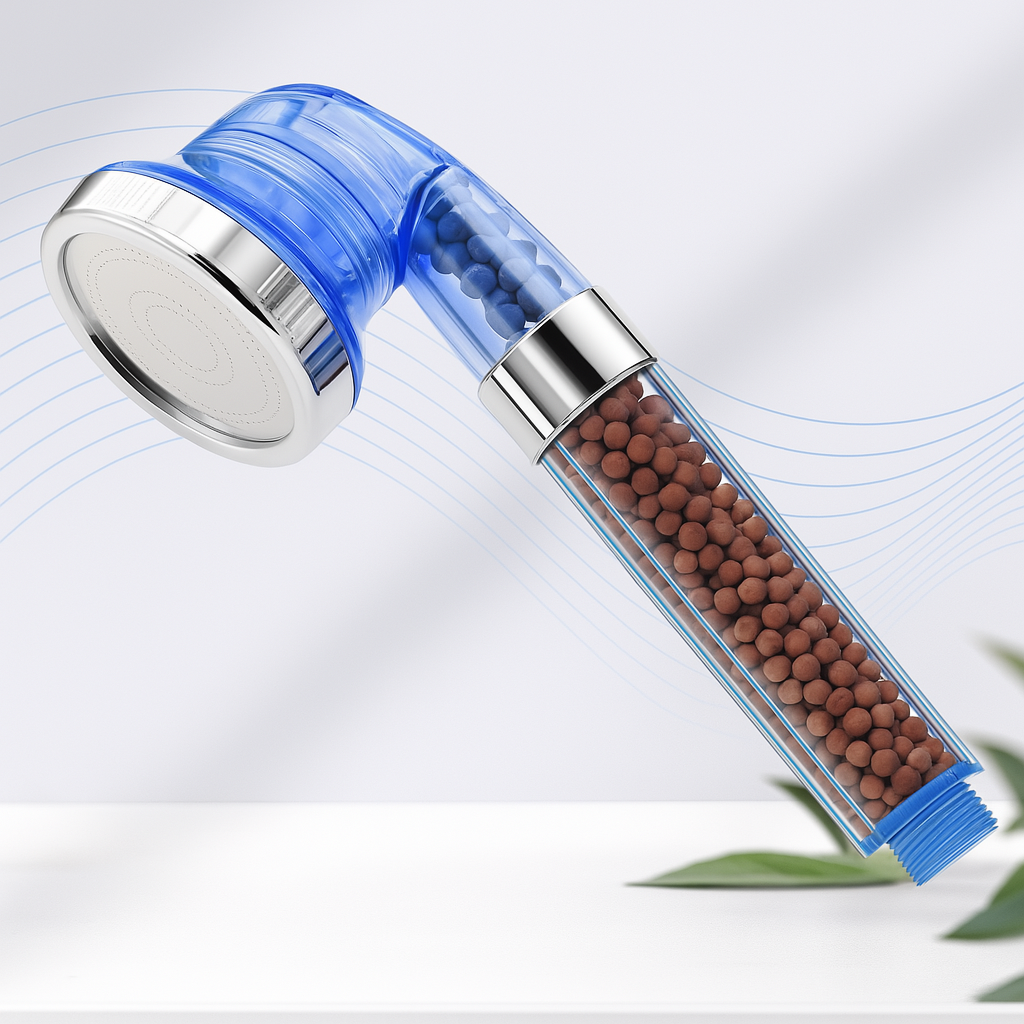 3-Mode Filtered Shower Head – High Pressure Water Filter