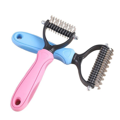Pet Fur Knot Remover Comb – Dog & Cat Dematting Grooming Tool