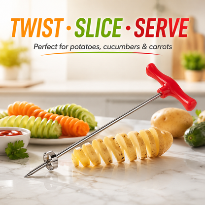 Spiral Potato Cutter – Vegetable Spiralizer Slicing Tool