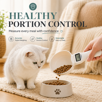 Smart Pet Food Scale Scoop – Digital Dog & Cat Feeding Cup