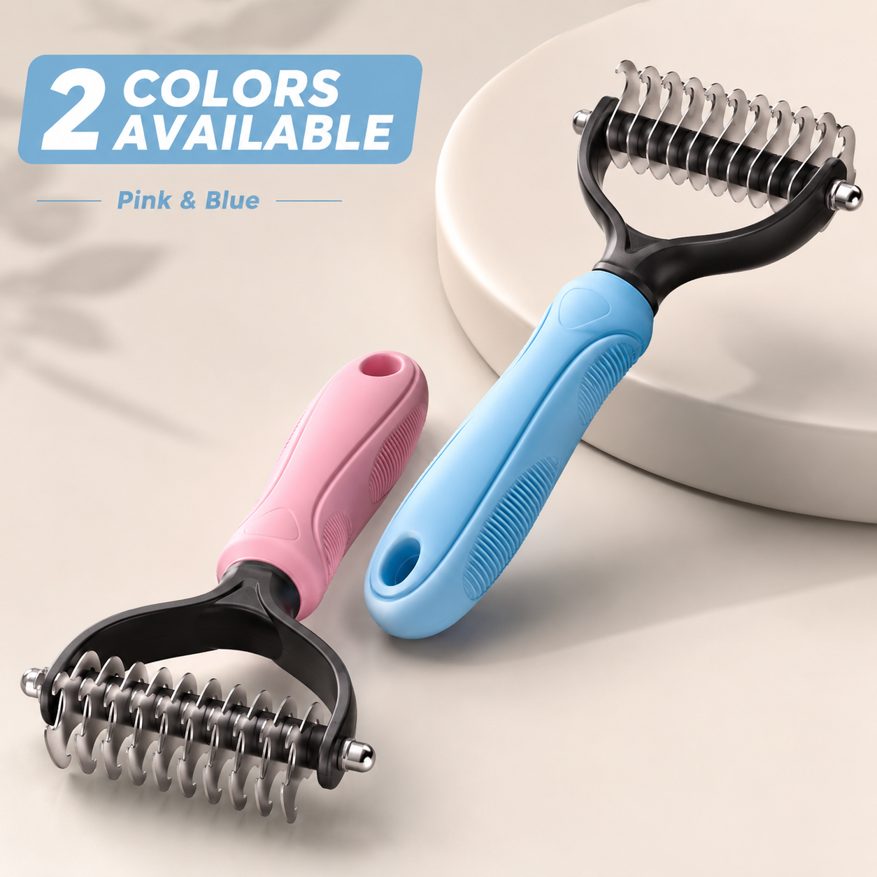 Pet Fur Knot Remover Comb – Dog & Cat Dematting Grooming Tool