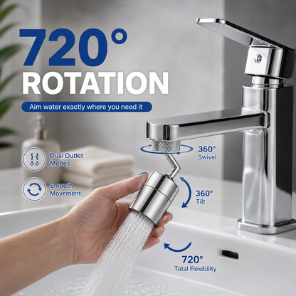 360° Universal Faucet Splash Guard Filter – Kitchen Sink Aerator