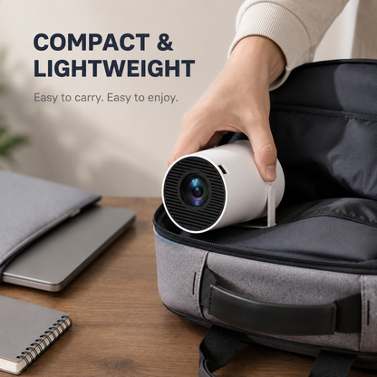 Portable Mini Projector for Home & Office – HDMI USB Movie Projector