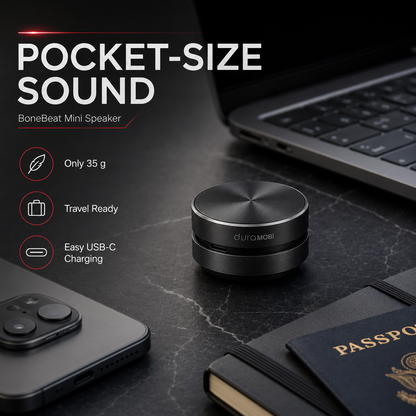 BoneBeat Wireless Bluetooth Speaker – Bone Conduction Portable Audio