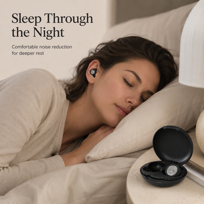 Noise Cancelling Sleep Earplugs – Comfortable Ear Plugs for Light Sleepers & Travel