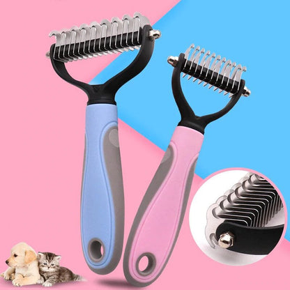 Pet Fur Knot Remover Comb – Dog & Cat Dematting Grooming Tool