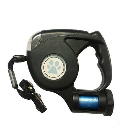 LED Retractable Dog Leash – Light-Up Night Walking Lead