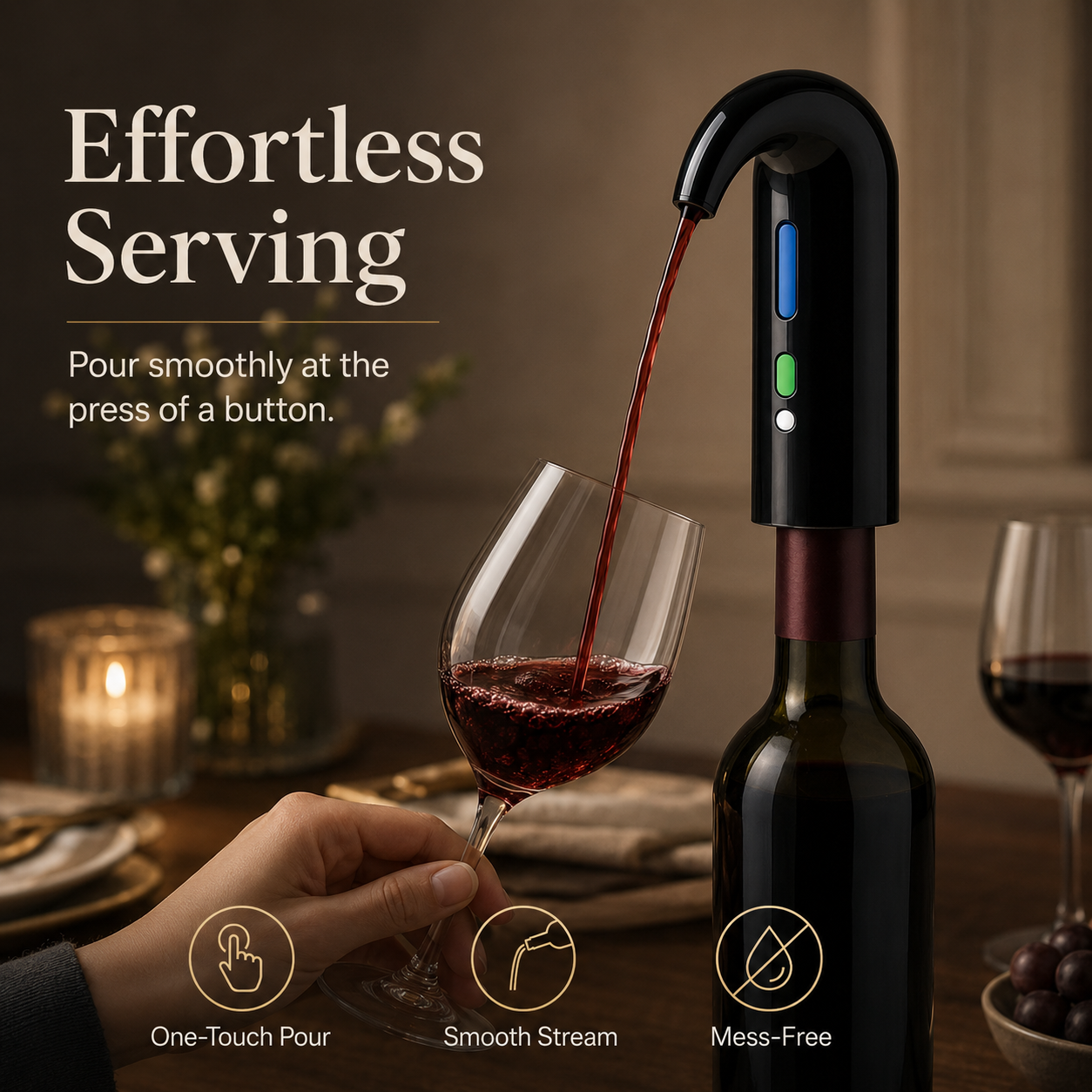 Automatic Wine Aerator & Pourer – Instant Wine Decanter