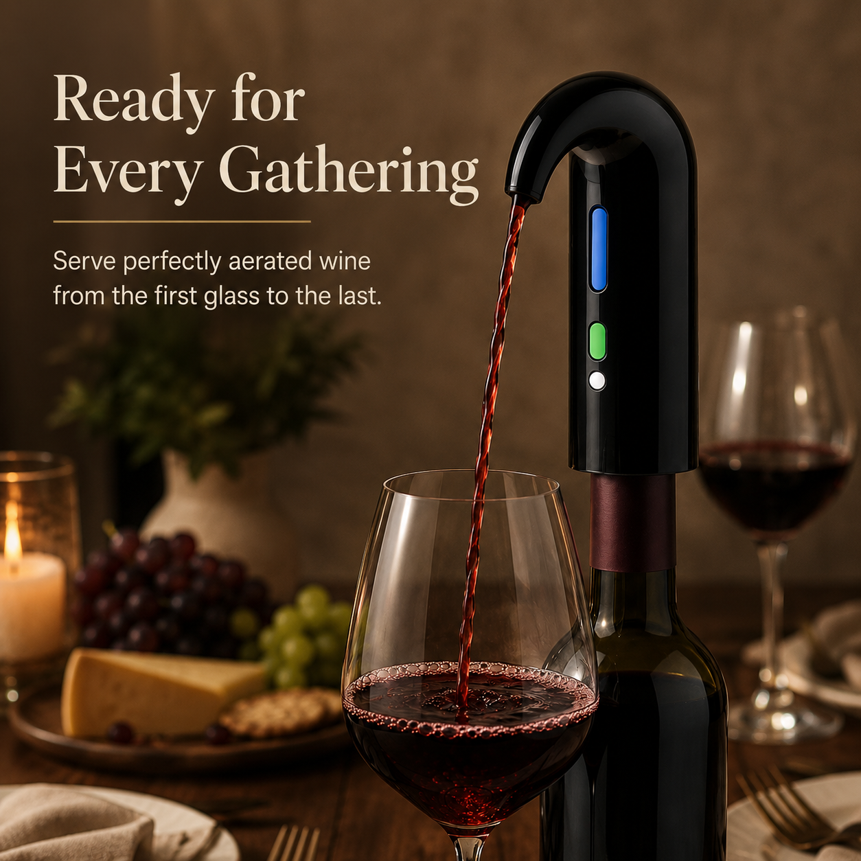 Automatic Wine Aerator & Pourer – Instant Wine Decanter