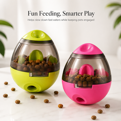 Interactive Dog Treat Ball – Slow Feeder Food Dispenser Toy