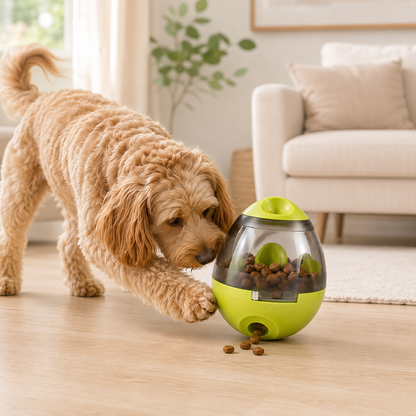 Interactive Dog Treat Ball – Slow Feeder Food Dispenser Toy