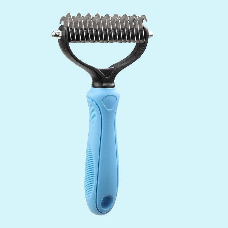 Pet Fur Knot Remover Comb – Dog & Cat Dematting Grooming Tool